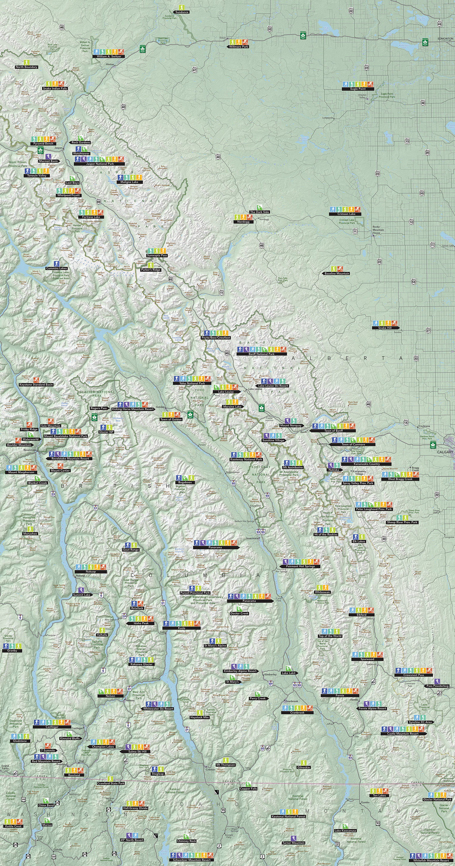 TrailMapps: Rockies Map