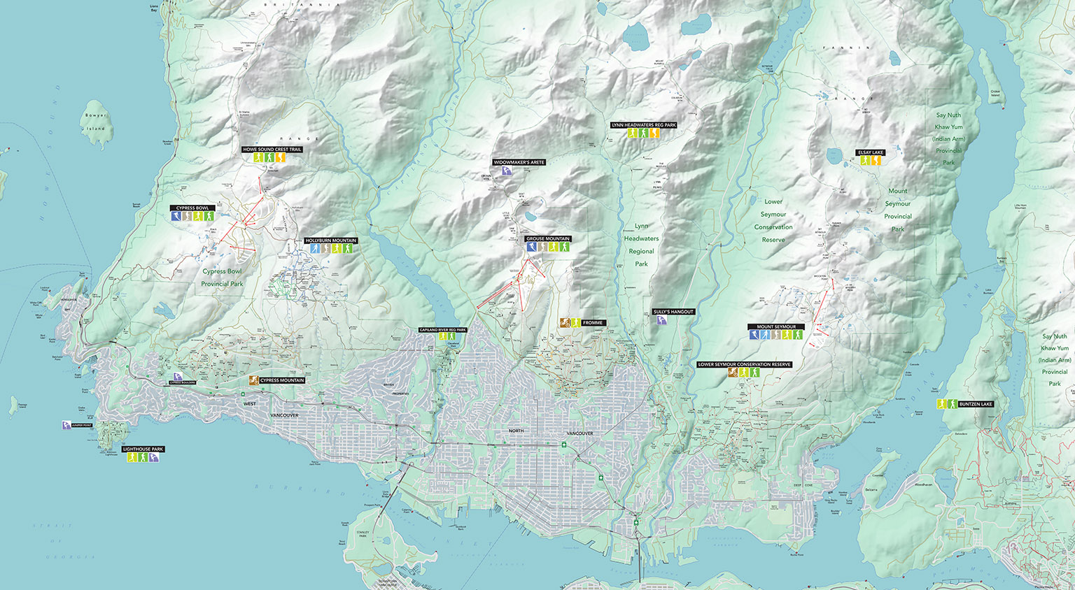 TrailMapps: North Shore Map