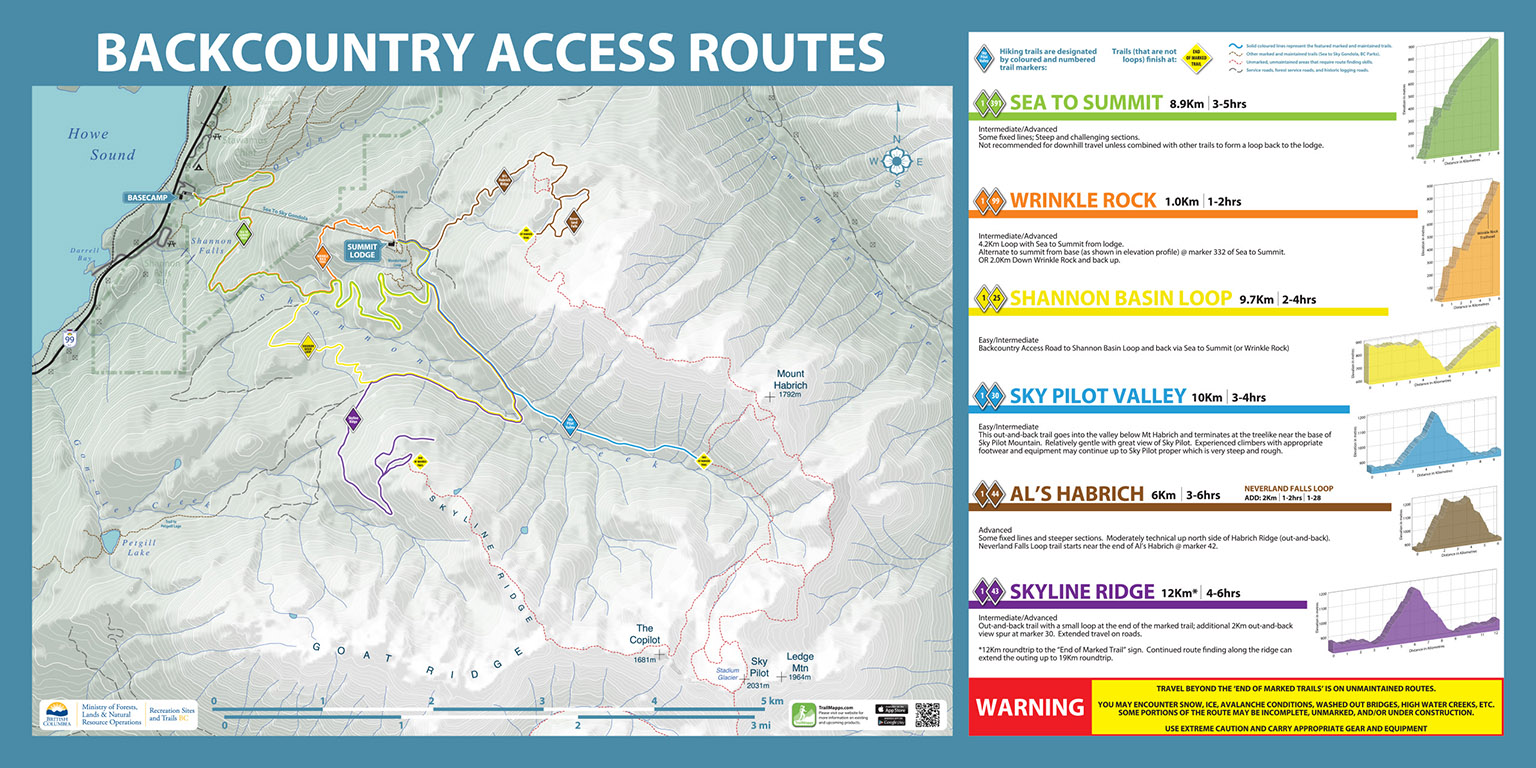 TrailMapps: Sea to Sky Gondola Backcountry Access Map